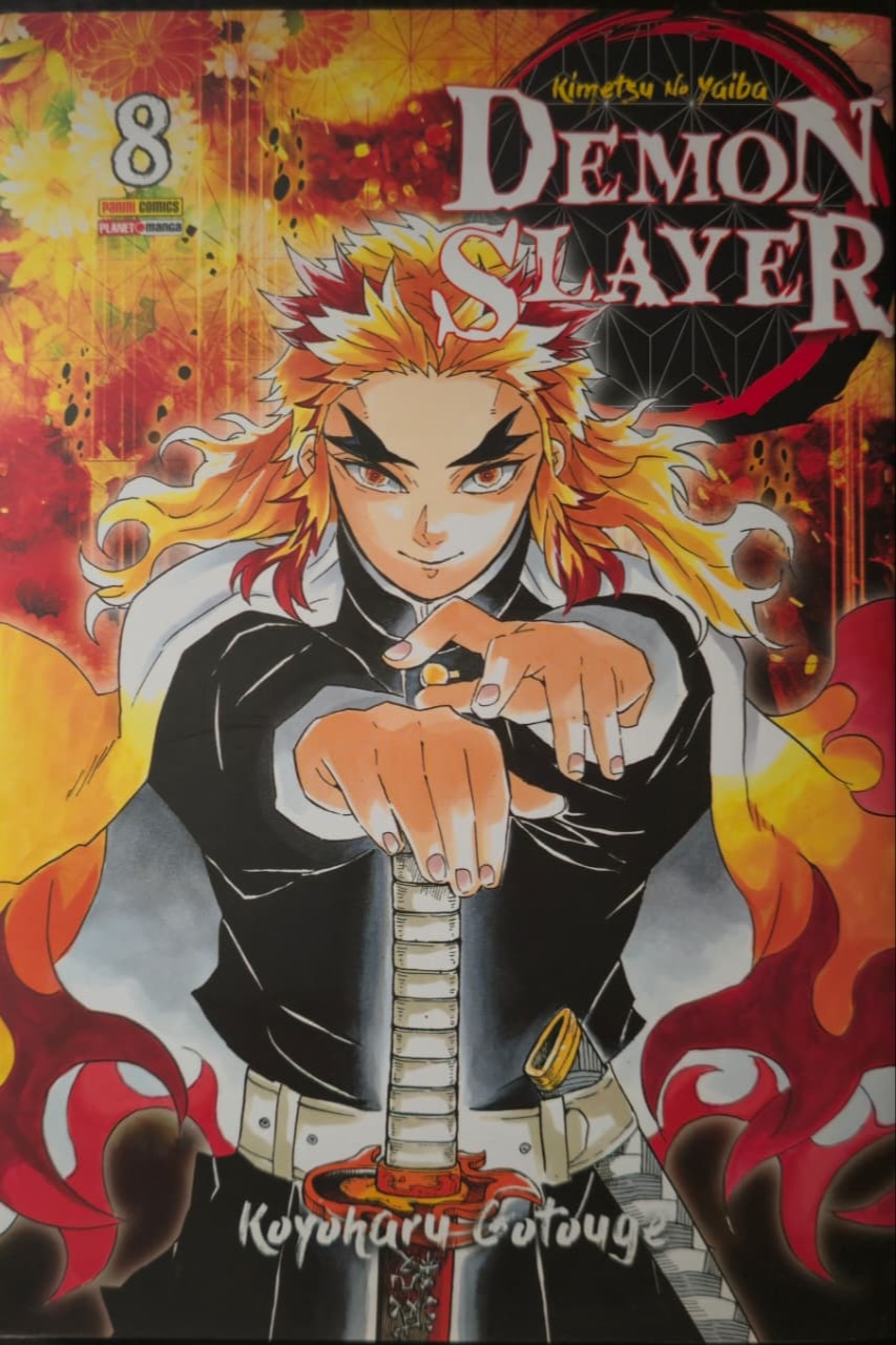 Capa de Demon slayer vol 8